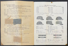 Load image into Gallery viewer, Early 1900's Montgomery Ward & Co. Base Ball Uniforms Catalog Of Gloves+Uniforms