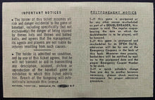 Load image into Gallery viewer, 1977 Yankee Stadium Unused Ticket New York Yankees vs Baltimore Orioles MLB