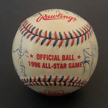 Load image into Gallery viewer, 1996 MLB All-Star Autographed x19 Team Signed Official Baseball PSA LOA A-Rod