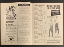 Load image into Gallery viewer, 1962 Yankee Stadium NFL Football Program New York Giants vs St. Louis Cardinals