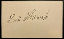 Load image into Gallery viewer, Willie Shoemaker Autographed Index Card Signed Vintage Horse Racing JSA + Card