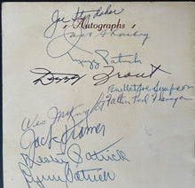 Load image into Gallery viewer, 1956 Sports Celebrity Dinner Program Signed x17 Jackie Robinson Autographed LOA