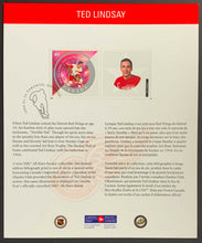 Load image into Gallery viewer, 2004 Canada Post NHL All Stars Lithograph & Stamp Set Signed By Ted Lindsay