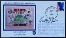 Load image into Gallery viewer, Dusty Rhodes Autographed First Day Cover Signed 1946 World Series Baseball COA