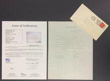 Load image into Gallery viewer, 1927 Heavyweight Champ Gene Tunney Signed Letter Personal Letterhead JSA LOA