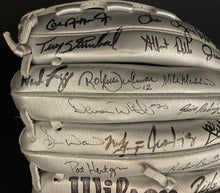 Load image into Gallery viewer, 1993 MLB AL All-Star Team Signed x29 Silver Baseball Glove Puckett Autograph JSA