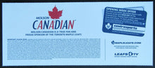 Load image into Gallery viewer, 2008 Air Canada Centre NHL 1st Game Regular Season Ticket Toronto vs Montreal