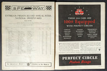 Load image into Gallery viewer, 1934 Indianapolis Motor Speedway 22nd Indy 500 Auto Racing Sweepstakes Program
