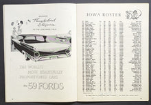 Load image into Gallery viewer, 1959 Rose Bowl Game Program Iowa Hawkeyes vs California Bears NCAA Football VTG