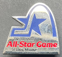 Load image into Gallery viewer, 1988 NHL All-Star Game Balfour Press Pinback Hockey Vintage St. Louis Blues