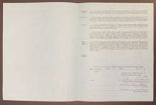 Load image into Gallery viewer, 1967 Kansas City Athletics Season Contract MLB Baseball Coach Wes Stock Signed