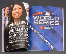 Load image into Gallery viewer, 2018 World Series MLB Baseball Program LA Dodgers vs Boston Red Sox