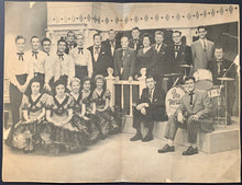 Load image into Gallery viewer, 1950s Don Messer Show Autographed Program+Plaque Canadian Folk Music TV Radio