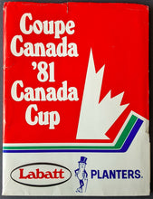 Load image into Gallery viewer, 1981 Canada Cup Media Package Hockey Vintage Sports + Folder Sweden USA +