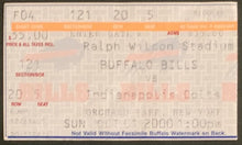 Load image into Gallery viewer, 2000 NFL Football Ticket + 2 Bud Bus VIP Passes Buffalo Bills vs Indianapolis