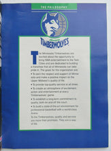Load image into Gallery viewer, 1989-1990 NBA Minnesota Timberwolves Inaugural Season Yearbook + News Clippings