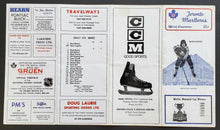 Load image into Gallery viewer, 1974 Maple Leaf Gardens OHA Major Jr A Program Toronto  vs Sault Ste Marie