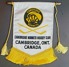Load image into Gallery viewer, 1970s Cambridge Hornets Hockey Club Original Flag Banner Pennant Tour Of Japan