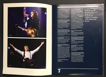 Load image into Gallery viewer, 2010 Paul McCartney Up And Coming World Concert Tour Program Music VTG