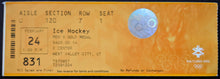 Load image into Gallery viewer, Steve Nash NBA Autographed 2002 Salt Lake Olympic Gold Medal Hockey Ticket JSA