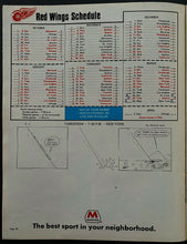 Load image into Gallery viewer, 1972 Detroit Olympia NHL Hockey Program Red Wings vs Bruins Orr Gets 37th Goal