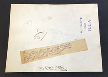 Load image into Gallery viewer, 1939 New York Americans vs Rangers Wire/Press PHOTO Vtg Hockey Last Game Season