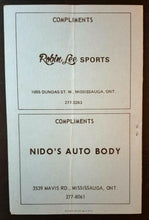 Load image into Gallery viewer, 1973 NHL Oldtimers Hockey Game Program NHL vs Erindale HOFERS Vintage