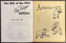 Load image into Gallery viewer, 1953 Philadelphia Athletics Yearbook MLB Baseball Vintage Year Book