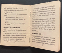 Load image into Gallery viewer, 1934 Baseball How To Throw Curves Booklet MLB Vintage Babe Ruth Quaker Oats