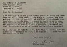 Load image into Gallery viewer, George H.W. Bush Signed 1971 United States Representative Letter Autographed JSA