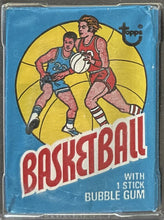 Load image into Gallery viewer, 1975 Topps Basketball Wax Pack Gervin + Malone Rookie Year GA 8 Graded Slabbed