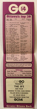 Load image into Gallery viewer, 1974 CFGO14 Radio Survey Chart Ottawa Ontario Top 30 McCartney Grand Funk