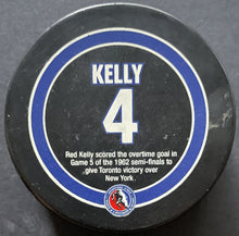 Load image into Gallery viewer, Red Kelly Autographed Toronto Maple Leafs NHL Hockey Puck Signed