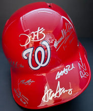 Load image into Gallery viewer, 2019 Washington Nationals Signed x15 Baseball Helmet Autographed Fanatics #14/19
