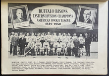 Load image into Gallery viewer, 1950-51 American Hockey League Red Book Champions Indianapolis Photos Sawchuk