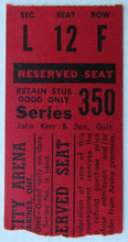 Load image into Gallery viewer, Circa 1960s Garden City Arena NHL Preseason Ticket Toronto vs Chicago Blackhawks