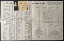 Load image into Gallery viewer, 1930's Cotton Club Menu Autographed Cab Calloway Signed Back JSA COA