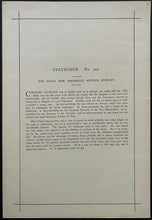 Load image into Gallery viewer, 1879 Vintage Vanity Fair Canada Governor General Lord Stanley Cup Preston Print