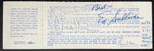 Load image into Gallery viewer, 1969 Unused Ticket New York Mets Game 5 + Ed Sullivan Autograph MLB Baseball LOA