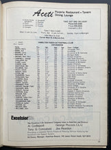 Load image into Gallery viewer, 1974 CFL Football Program Montreal Alouettes vs Hamilton + Yearbook Version