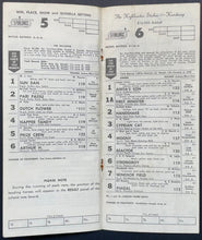 Load image into Gallery viewer, 1961 Queen’s Plate Stakes Horse Race Racetrack Program Woodbine Toronto
