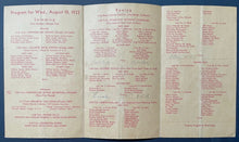 Load image into Gallery viewer, August 10th 1932 Los Angeles Summer Olympics Day Program Historical VTG Sports