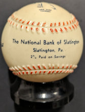 Load image into Gallery viewer, 1956 New York Yankees National Bank Of Slatington Promotional Baseball Bank