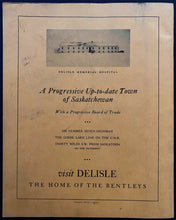 Load image into Gallery viewer, 1947 Delisle Sask The Famous Bentley's Signed Autographed Book By Author Thurn