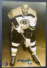 Load image into Gallery viewer, Willie O'Ree Signed Cut Photo Card NHL Hockey Boston Bruins COA