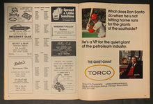 Load image into Gallery viewer, 1974 Comiskey Park MLB Baseball Program Chicago White Sox vs Oakland Athletics