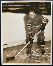 Load image into Gallery viewer, 1937 Vintage NHL Hockey Glenn Brydson New York Rangers Photograph LOA
