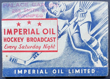 Load image into Gallery viewer, 1937-38 Imperial Oil NHL Pocket Schedule Vintage Hockey Sports Calendar