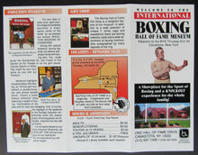 Load image into Gallery viewer, 1995 Signed Boxing Hall Of Fame Induction Day Promo Card + Brochure + Name List
