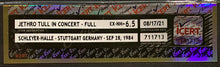 Load image into Gallery viewer, 1984 Jethro Tull In Concert Full Ticket Schleyer-Halle Germany icert EX NM 6.5